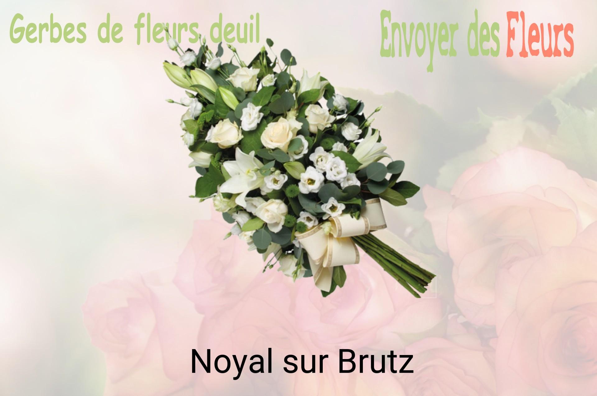 Gerbe de fleurs de deuil livrée à Noyal-sur-Brutz
